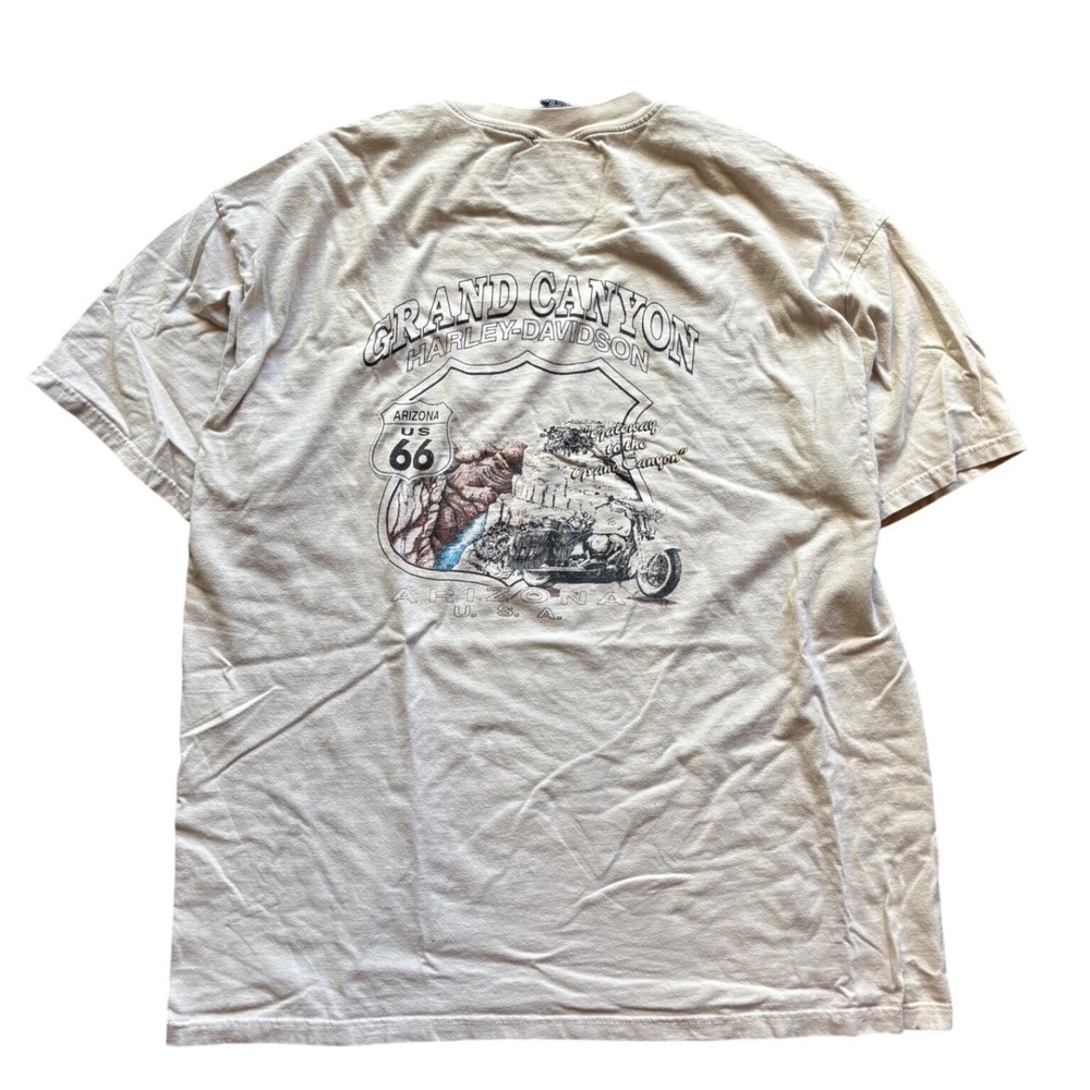 Vintage 00's Grand Canyon Arizona Harley Davidson Shirt XXL